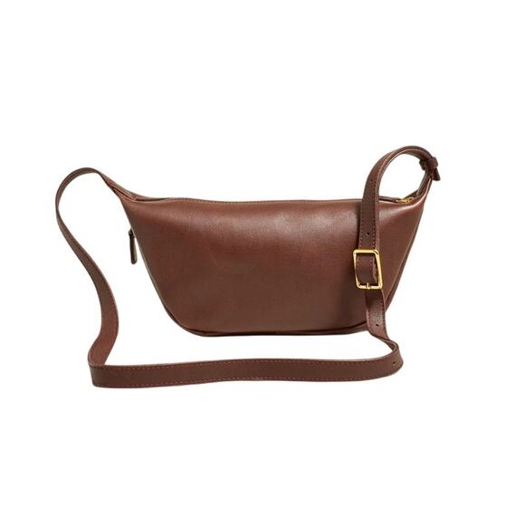 MADEWELL The Sling Leather Crossbody Purse Bag Chocolate raisin - Picture 1 of 8